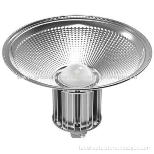 LED High Bay Light, 80W COB with Aluminum Cooling Fins, 3,000/4,000/6,000K CCT